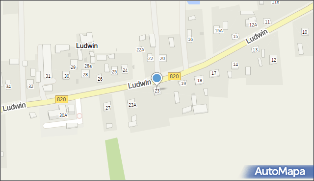 Ludwin, Ludwin, 23, mapa Ludwin