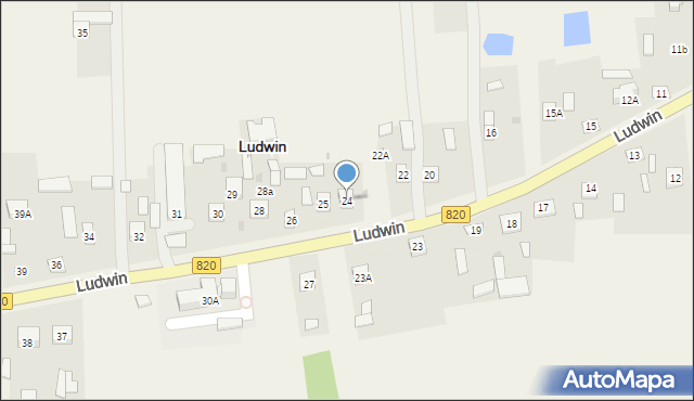 Ludwin, Ludwin, 24, mapa Ludwin