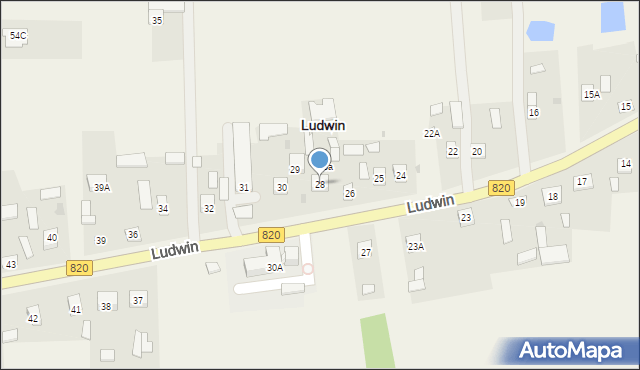 Ludwin, Ludwin, 28, mapa Ludwin