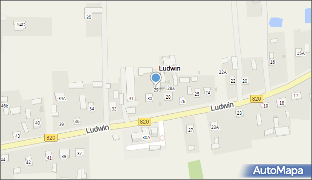 Ludwin, Ludwin, 29, mapa Ludwin