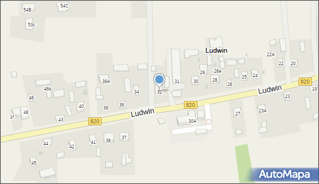 Ludwin, Ludwin, 32, mapa Ludwin