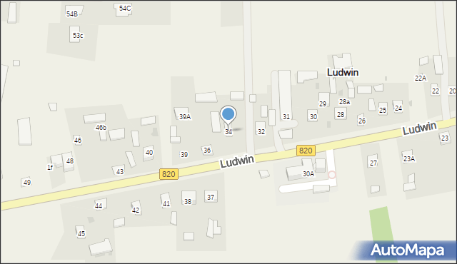 Ludwin, Ludwin, 34, mapa Ludwin