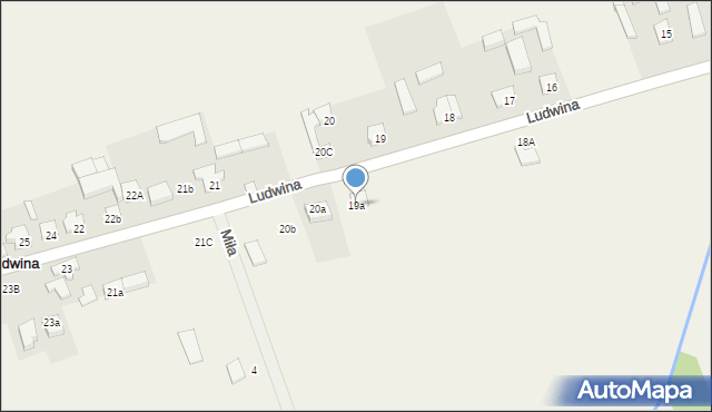 Ludwina, Ludwina, 19a, mapa Ludwina