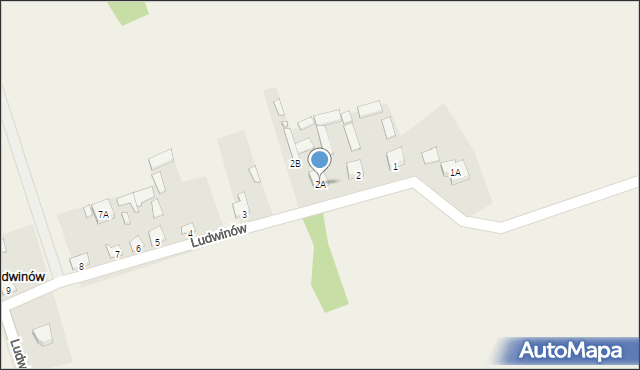 Ludwinów, Ludwinów, 2A, mapa Ludwinów