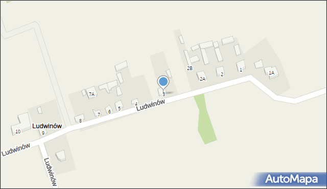 Ludwinów, Ludwinów, 3, mapa Ludwinów