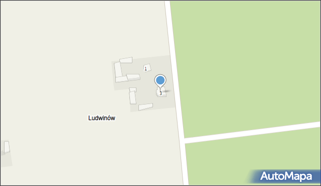 Ludwinów, Ludwinów, 3, mapa Ludwinów