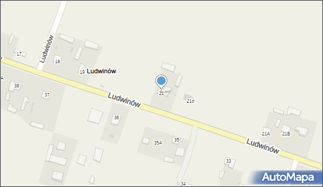 Ludwinów, Ludwinów, 21, mapa Ludwinów