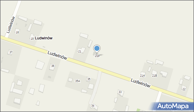 Ludwinów, Ludwinów, 21d, mapa Ludwinów