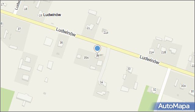 Ludwinów, Ludwinów, 35, mapa Ludwinów