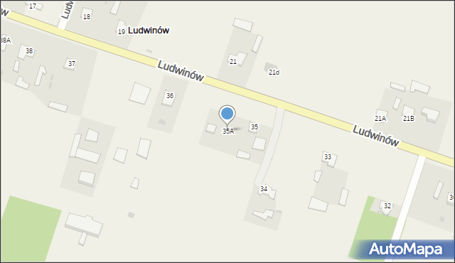 Ludwinów, Ludwinów, 35A, mapa Ludwinów