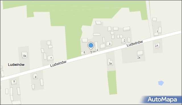 Ludwinów, Ludwinów, 5, mapa Ludwinów