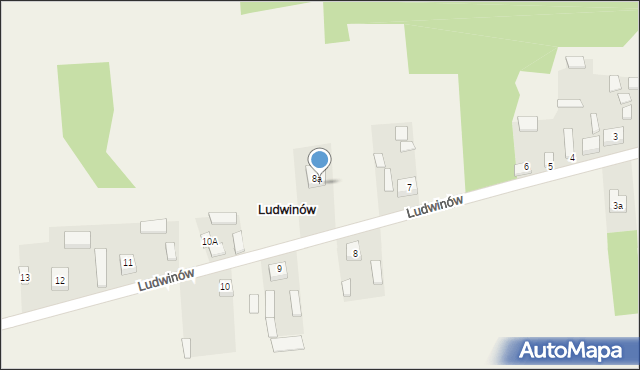 Ludwinów, Ludwinów, 9a, mapa Ludwinów