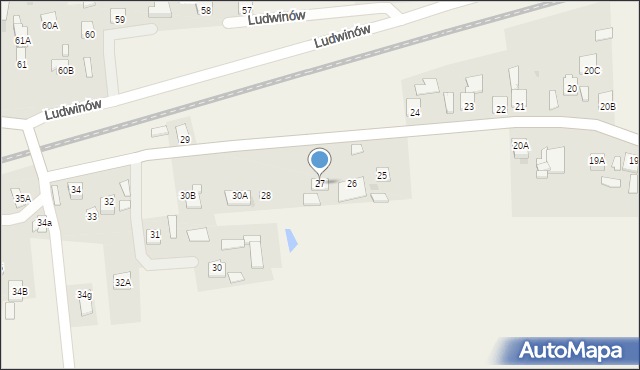 Ludwinów, Ludwinów, 27, mapa Ludwinów