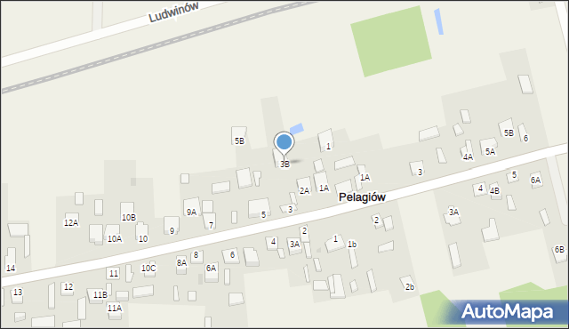 Ludwinów, Ludwinów, 3B, mapa Ludwinów