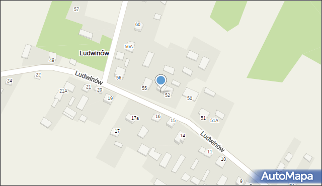 Ludwinów, Ludwinów, 53, mapa Ludwinów