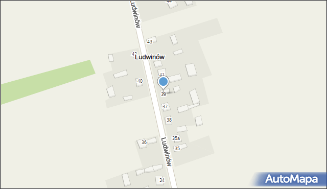 Ludwinów, Ludwinów, 39, mapa Ludwinów