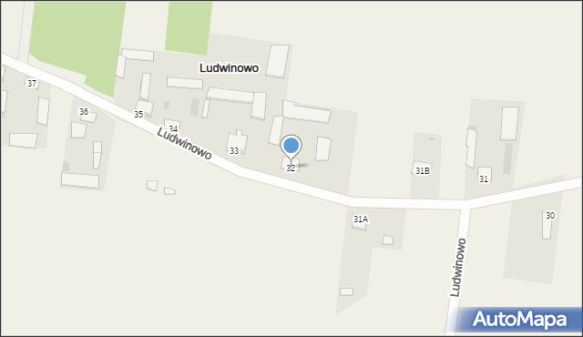 Ludwinowo, Ludwinowo, 32, mapa Ludwinowo