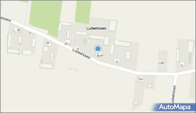 Ludwinowo, Ludwinowo, 33, mapa Ludwinowo