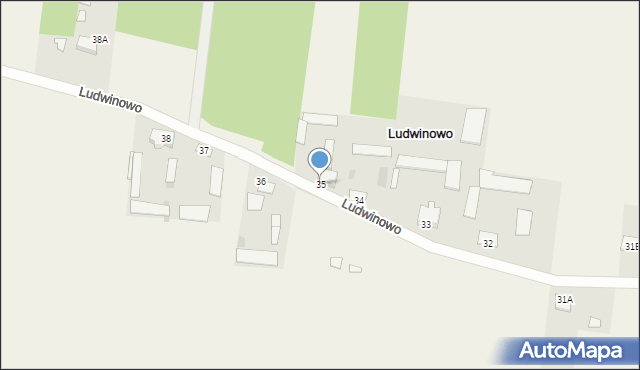 Ludwinowo, Ludwinowo, 35, mapa Ludwinowo