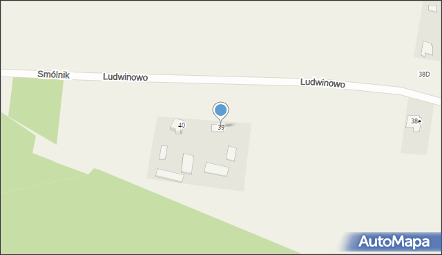 Ludwinowo, Ludwinowo, 39, mapa Ludwinowo