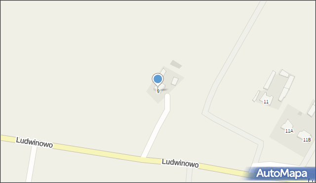 Ludwinowo, Ludwinowo, 9, mapa Ludwinowo