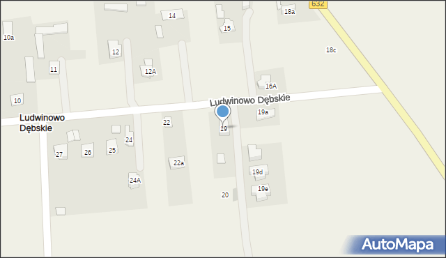 Ludwinowo Dębskie, Ludwinowo Dębskie, 19, mapa Ludwinowo Dębskie