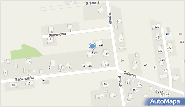 Ludwinowo Zegrzyńskie, Ludwinowo Zegrzyńskie, 12a, mapa Ludwinowo Zegrzyńskie
