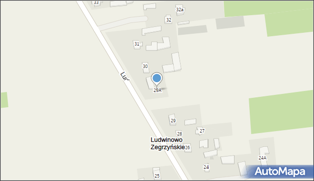 Ludwinowo Zegrzyńskie, Ludwinowo Zegrzyńskie, 29A, mapa Ludwinowo Zegrzyńskie