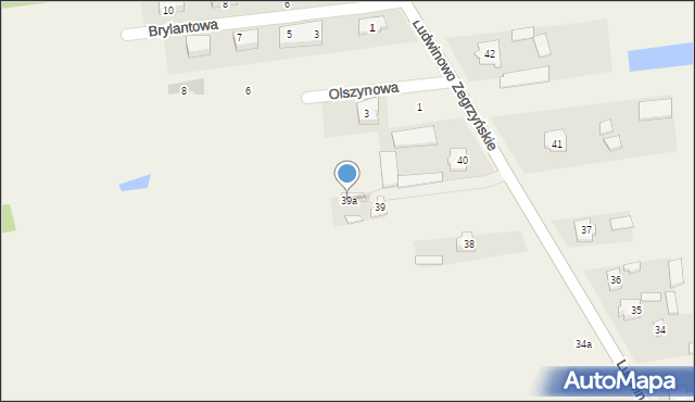 Ludwinowo Zegrzyńskie, Ludwinowo Zegrzyńskie, 39a, mapa Ludwinowo Zegrzyńskie