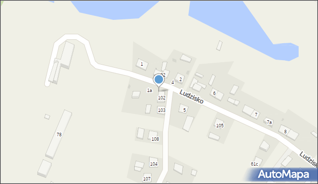 Ludzisko, Ludzisko, 102a, mapa Ludzisko