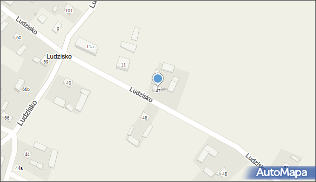 Ludzisko, Ludzisko, 47, mapa Ludzisko