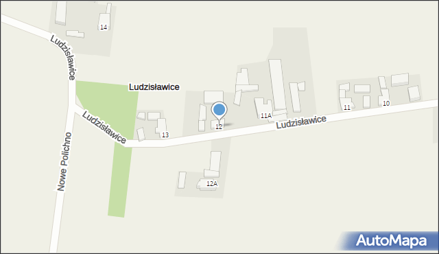 Ludzisławice, Ludzisławice, 12, mapa Ludzisławice