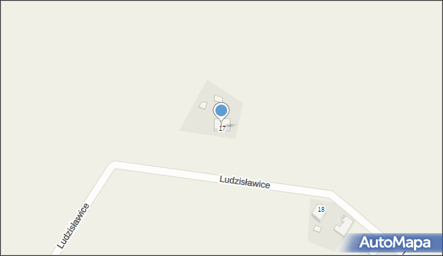 Ludzisławice, Ludzisławice, 17, mapa Ludzisławice