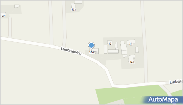 Ludzisławice, Ludzisławice, 32A, mapa Ludzisławice