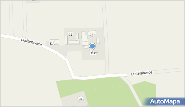 Ludzisławice, Ludzisławice, 34A, mapa Ludzisławice