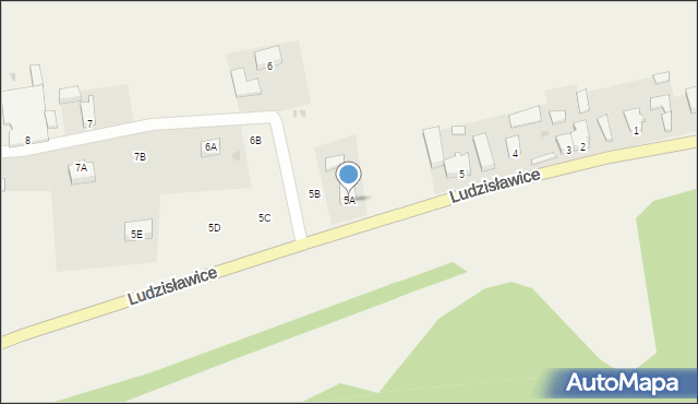 Ludzisławice, Ludzisławice, 5A, mapa Ludzisławice