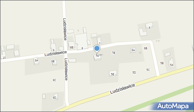Ludzisławice, Ludzisławice, 7A, mapa Ludzisławice