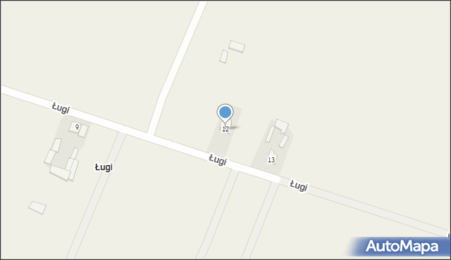 Ługi, Ługi, 12, mapa Ługi