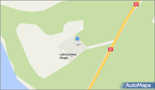 Ługi, Ługi, 42A, mapa Ługi