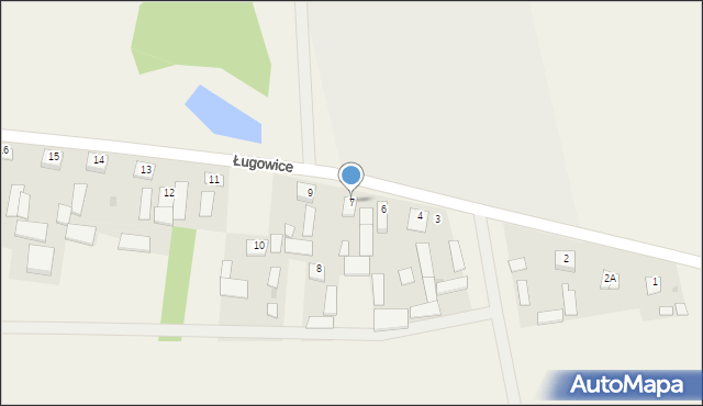 Ługowice, Ługowice, 7, mapa Ługowice