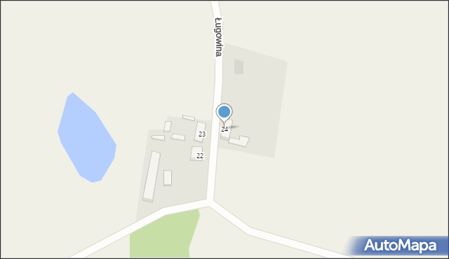 Ługowina, Ługowina, 24, mapa Ługowina