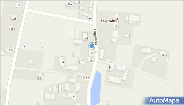 Ługowina, Ługowina, 37, mapa Ługowina