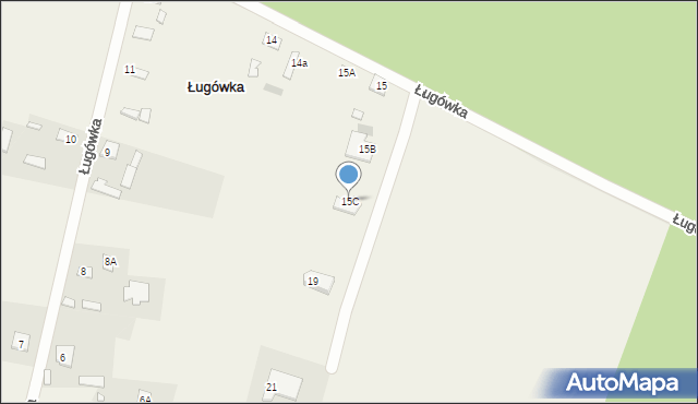 Ługówka, Ługówka, 15C, mapa Ługówka