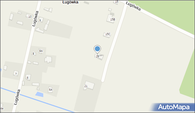 Ługówka, Ługówka, 19, mapa Ługówka