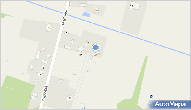 Ługówka, Ługówka, 28, mapa Ługówka