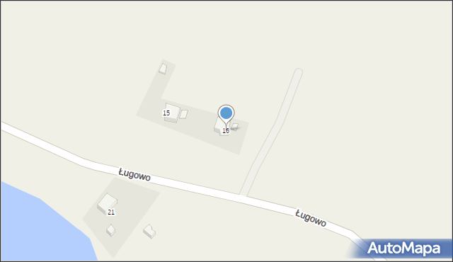 Ługowo, Ługowo, 16, mapa Ługowo
