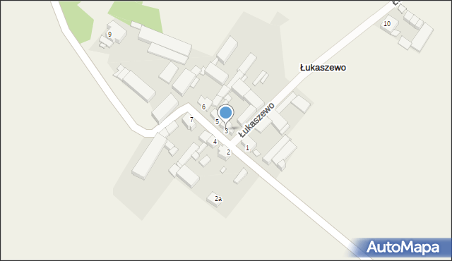 Łukaszewo, Łukaszewo, 3, mapa Łukaszewo