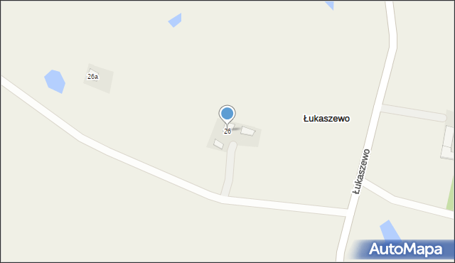 Łukaszewo, Łukaszewo, 26, mapa Łukaszewo