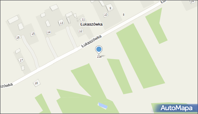 Łukaszówka, Łukaszówka, 11a, mapa Łukaszówka