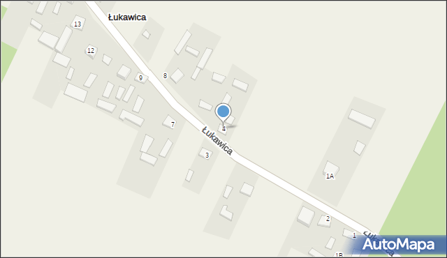 Łukawica, Łukawica, 4, mapa Łukawica